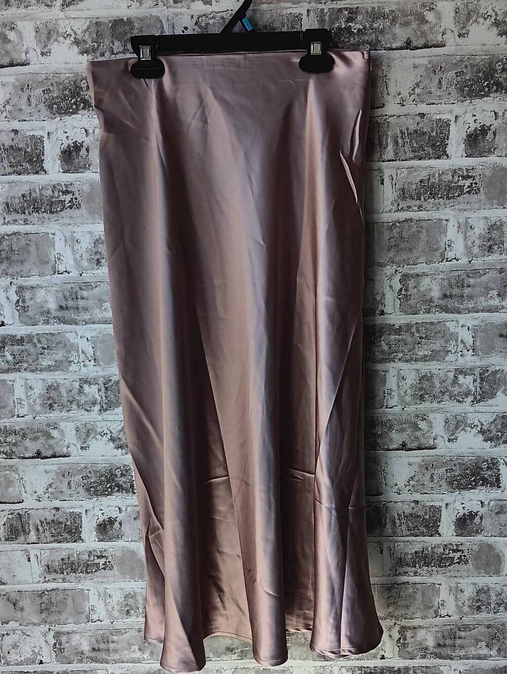 Fancy Pink Satin Skirt